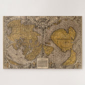 Weltkarte Orbital Vintag (1531) Puzzle (Horizontal)