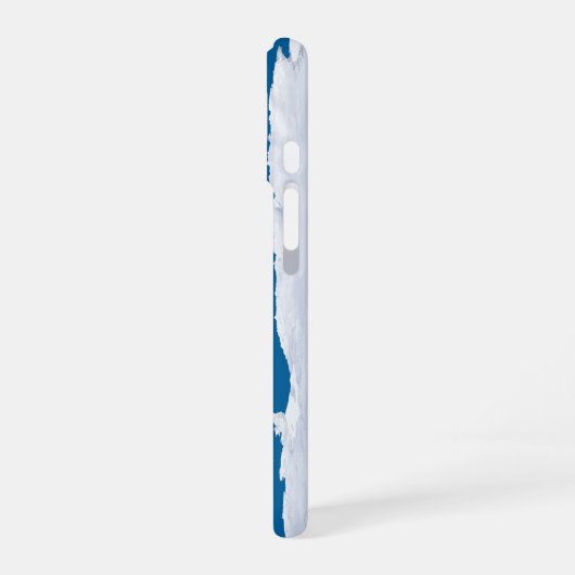 Weltkarte – Personalisiert iPhone 16 Hülle (Linke Seite)