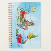 Weltkarte Planer (Vorderseite)