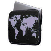 Weltkarte, Planisphere Laptopschutzhülle (Vorderseite Links)