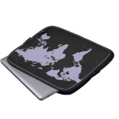 Weltkarte, Planisphere Laptopschutzhülle (Vorne Knopf)