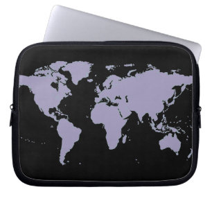 Weltkarte, Planisphere Laptopschutzhülle