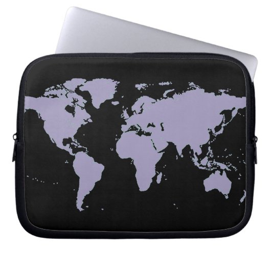 Weltkarte, Planisphere Laptopschutzhülle (Vorderseite)