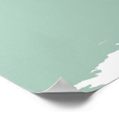 Weltkarte! Poster (Ecke)