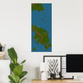 Weltkarte Poster (Heimbüro)