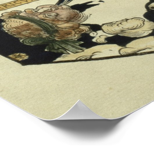 Weltkarte Poster (Ecke)