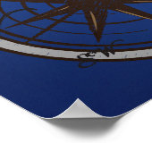 Weltkarte Poster (Ecke)