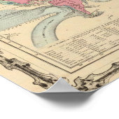 Weltkarte Poster (Ecke)