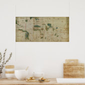 Weltkarte Poster (Küche)