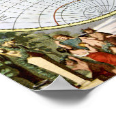 Weltkarte Poster (Ecke)