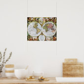 Weltkarte Poster (Küche)