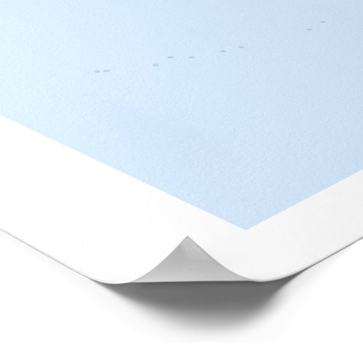 Weltkarte Poster (Ecke)