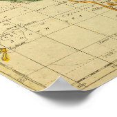 Weltkarte Poster (Ecke)