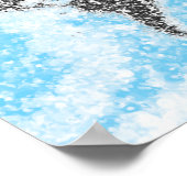 Weltkarte Poster (Ecke)