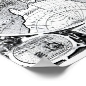 Weltkarte Poster (Ecke)