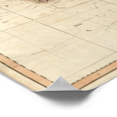 Weltkarte Poster (Ecke)