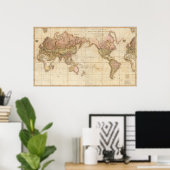 Weltkarte Poster (Heimbüro)