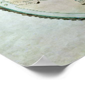 Weltkarte Poster (Ecke)