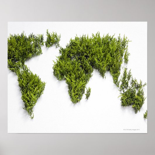 Weltkarte Poster (Vorne)