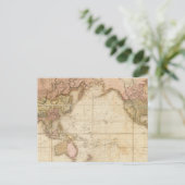 Weltkarte Postkarte (Stehend Vorderseite)