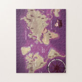 Weltkarte Puzzle (Vertikal)