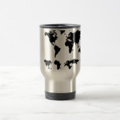 Weltkarte Reisebecher (Mittel)