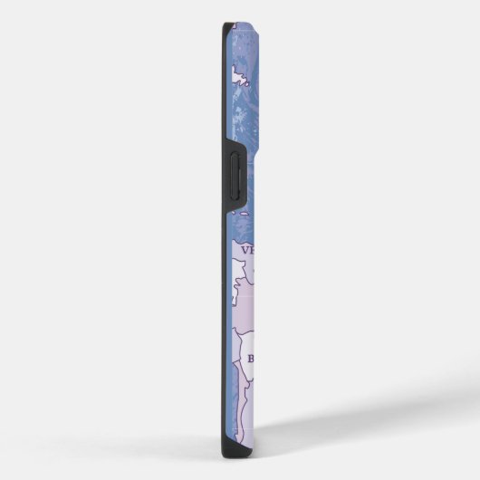 WELTKARTE REISENDES iPhone 14 PRO MAX FALL Hülle (Rechte Seite)