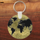 Weltkarte Schlüsselanhänger (Vorderseite)