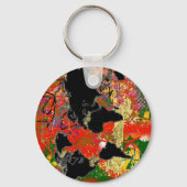 Weltkarte Schlüsselanhänger (Vorderseite)