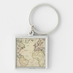 Weltkarte Schlüsselanhänger
