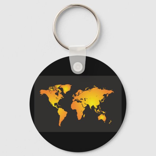 Weltkarte Schlüsselanhänger (Vorderseite)