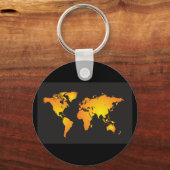 Weltkarte Schlüsselanhänger (Vorderseite)