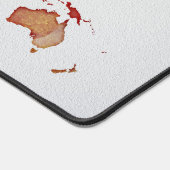 Weltkarte Schreibtischunterlage (Ecke)