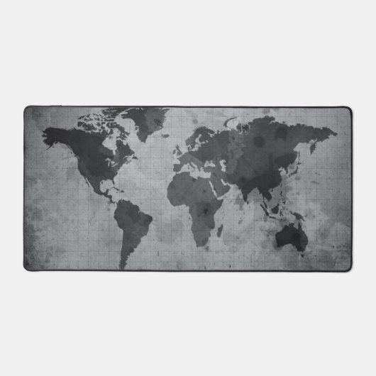 Weltkarte Schreibtischunterlage (Vorderseite)
