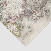 Weltkarte Seidenpapier (Ausschnitt)