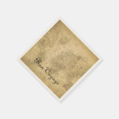 Weltkarte Serviette (Ecke)