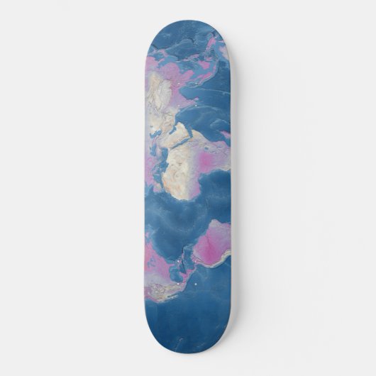 Weltkarte Skateboard (Vorderseite)