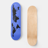 Weltkarte Skateboard (Vorderseite)