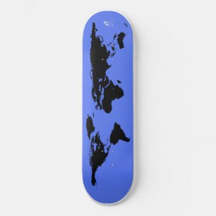 Weltkarte Skateboard
