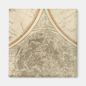 Weltkarte Süd Magnet (Vorne)