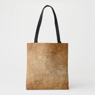 Weltkarte Tasche