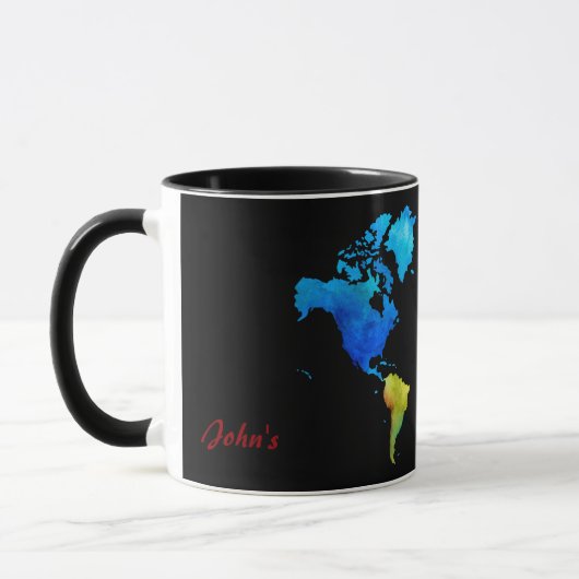 Weltkarte Tasse (Links)