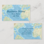 Weltkarte Terminkarte (Vorne/Hinten)