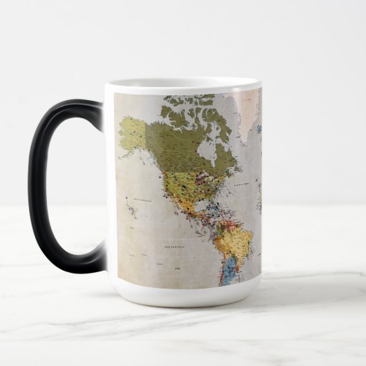 Weltkarte Verwandlungstasse (Links)