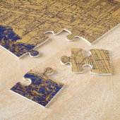 Weltkarte Vintag Puzzle (Seite)