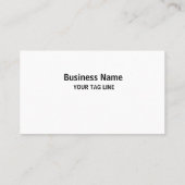 Weltkarte-Visitenkarte Desgin Visitenkarte (Rückseite)