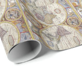 Weltkarte von 1626 geschenkpapier (Rolleneckpunkt)