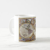 Weltkarte von 1626 kaffeetasse (Vorderseite Links)