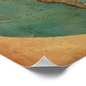 Weltkarte von 1938 poster (Ecke)