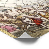 Weltkarte von Atlas Maior Poster (Ecke)